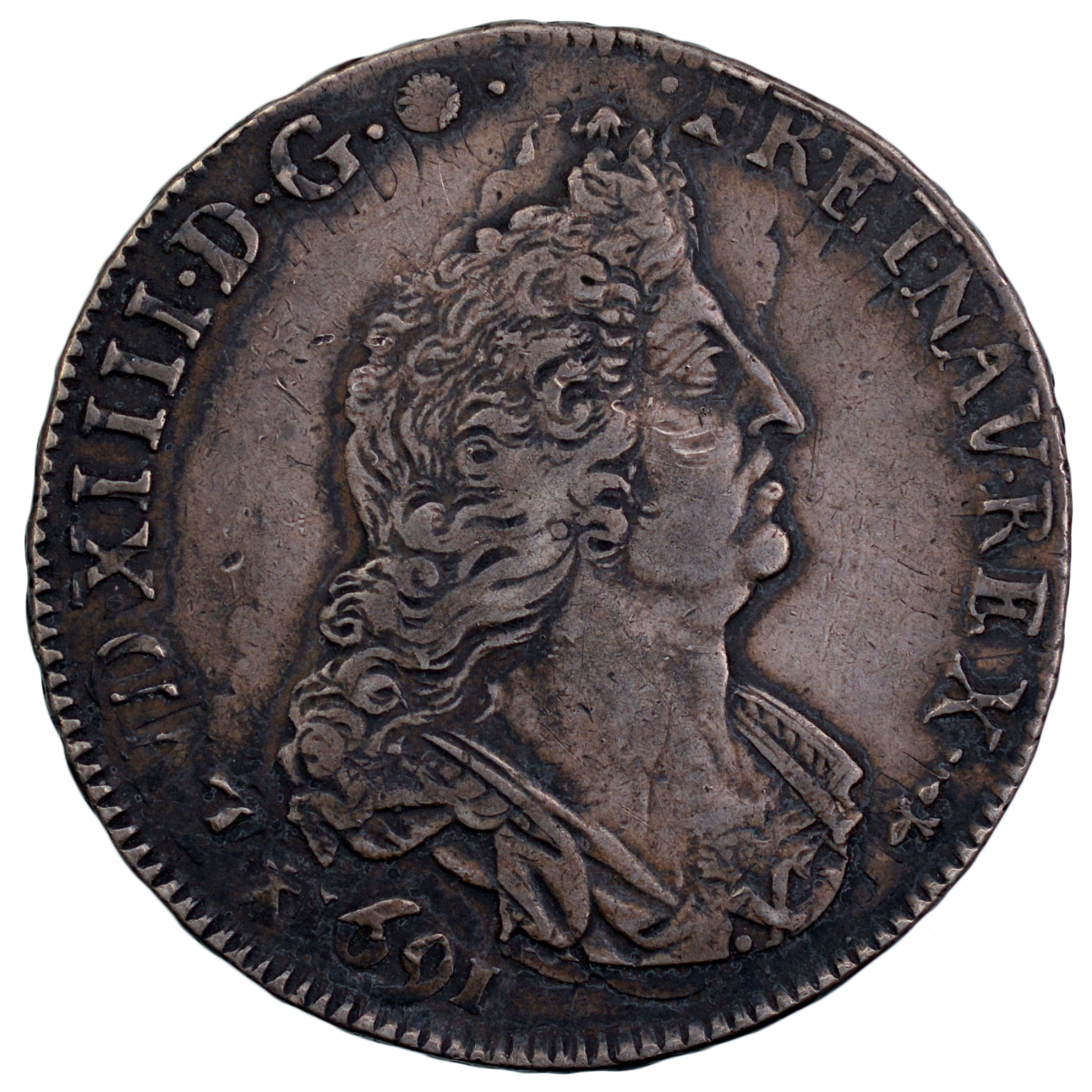 Louis Xiv Cu Aux Palmes Nantes R Formation Numismeo