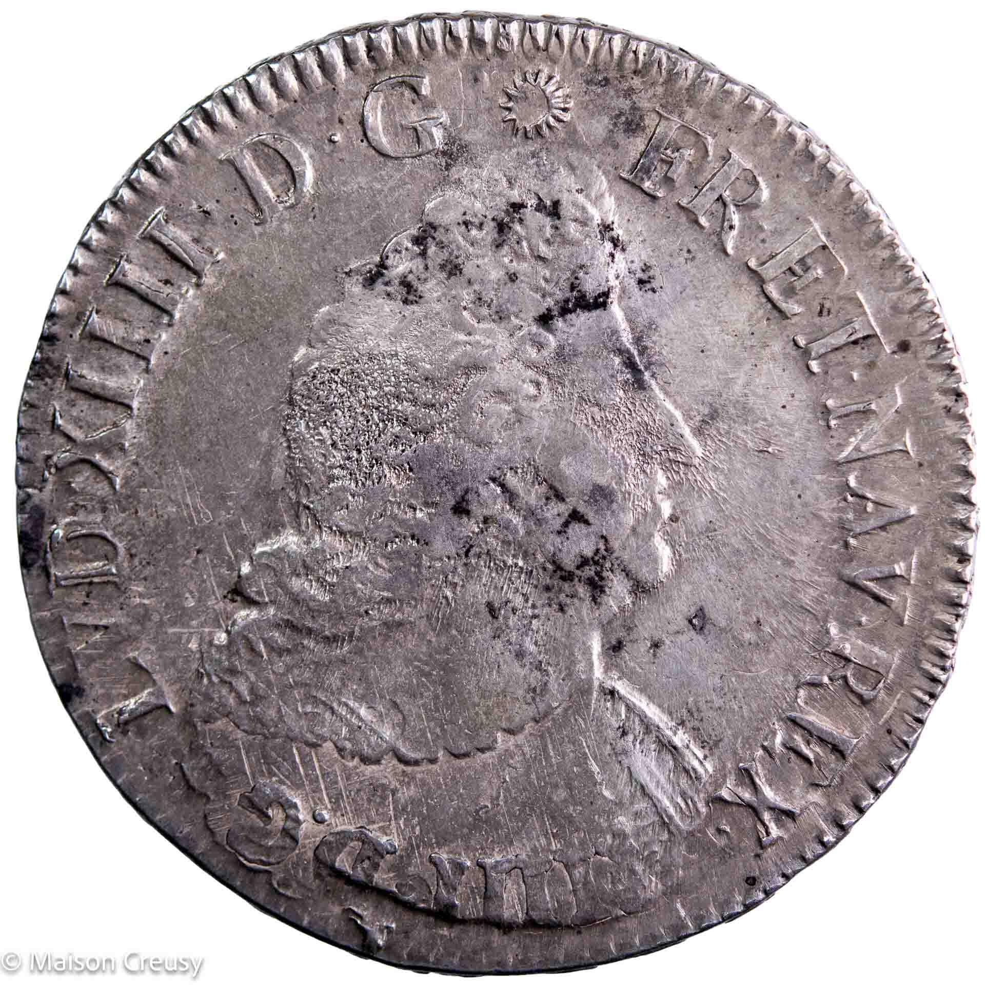 Louis Xiv Cu Aux L Lyon Numismeo