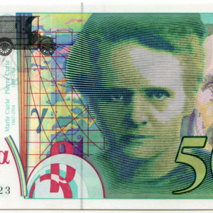 500 Francs Pierre et Marie Curie without strap