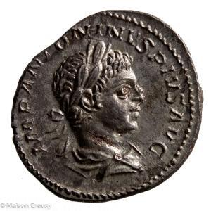 Elagabalus AR denarius Rome 220-221