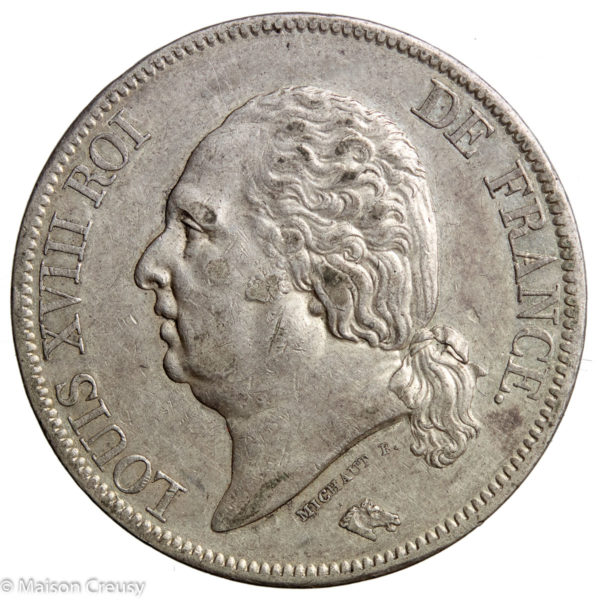 LouisXVIII-5francs1823L