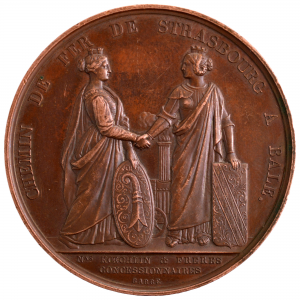 Louis Philippe Médaille pour les chemins de fer de Strasbourg