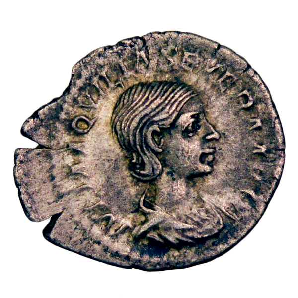 Aquilia Severa AR denarius Rome 221