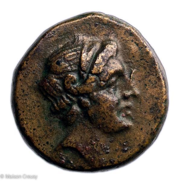 Lucanie Thourioi bronze frappé vers 280-270 avant JC