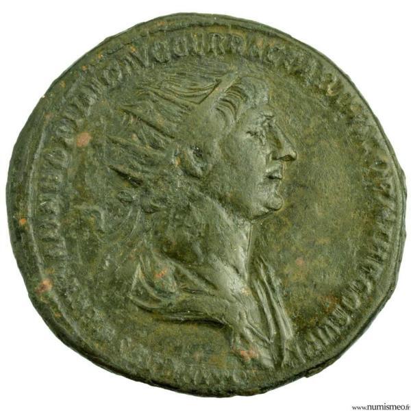 Trajan dupondius Rome