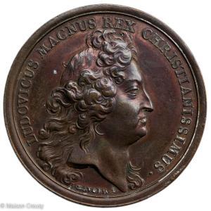 Louis XIV médaille de l'ordre de Saint Louis par Mauger